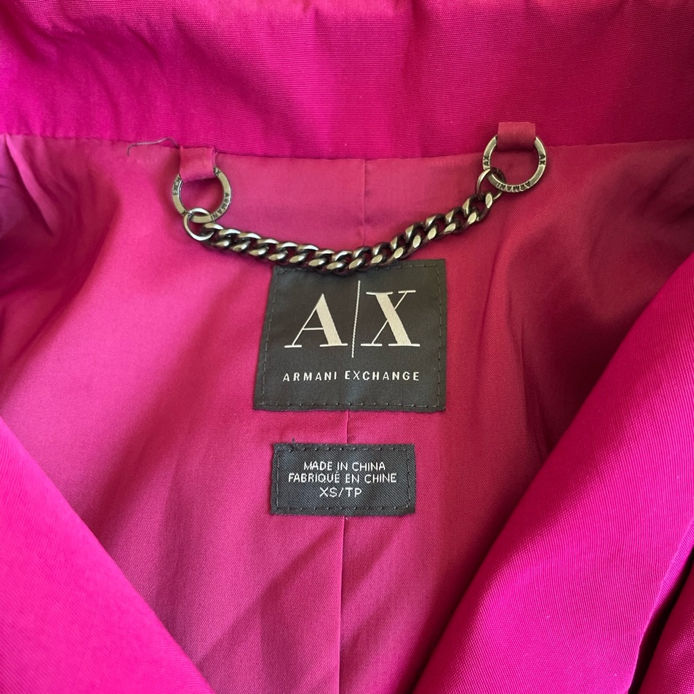Armani Exchange Flared Trench XS - Picture 5 of 7